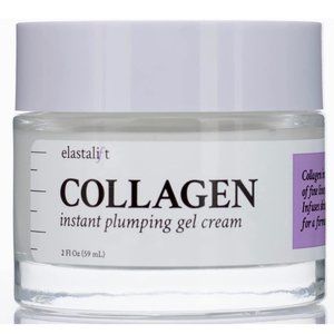 Elastalift Vegan Collagen instant plumping Gel Cream with 2% Marula Oil 2 Fl Oz.